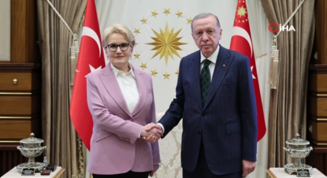 Cumhurbaşkanı Erdoğan ve Meral Akşener görüşmesi başladı