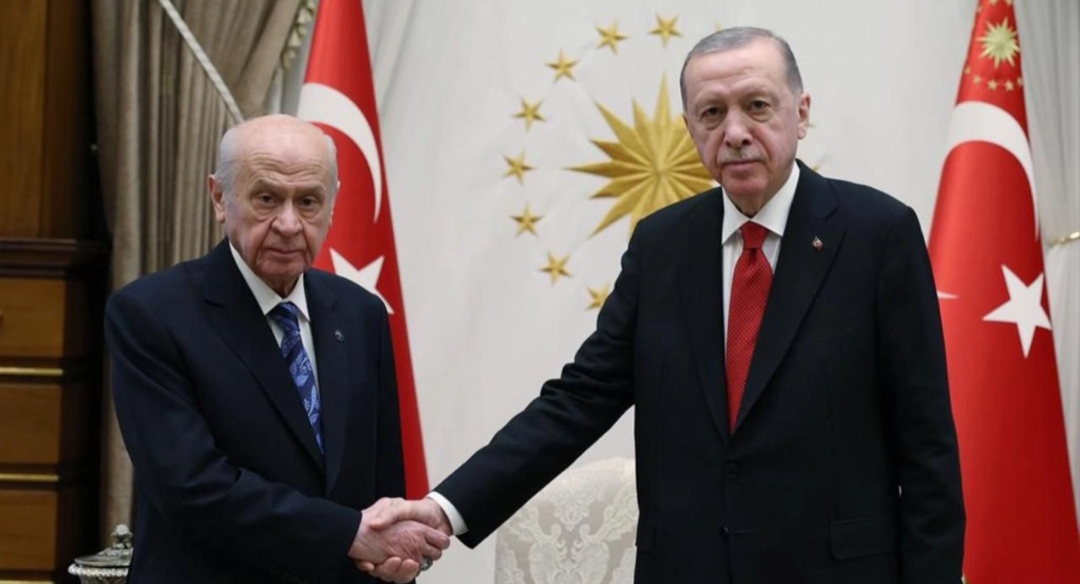 Erdoğan MHP Genel Başkanı Bahçeli ile görüştü