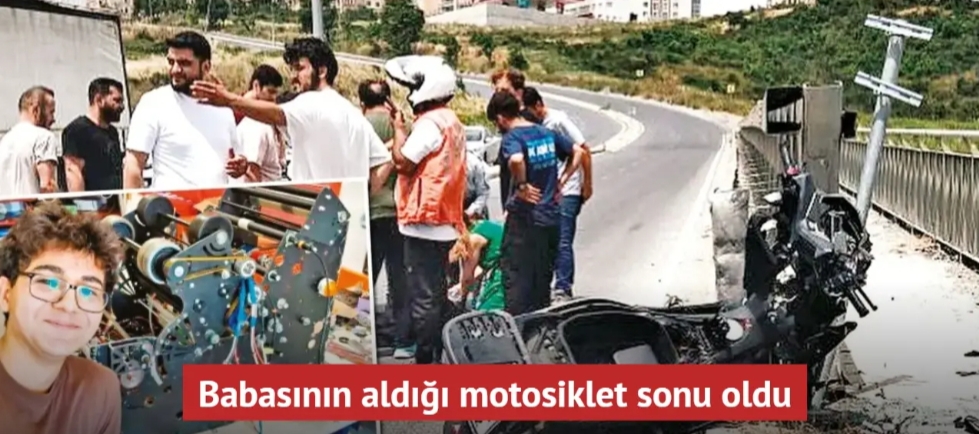 Babasının aldığı motosiklet liseli Furkan’ın sonu oldu! Öldüren hediye