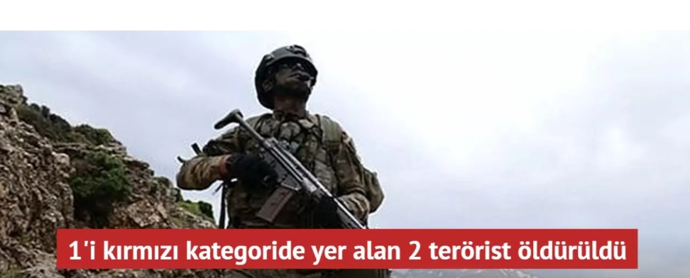 “BOZDOĞAN-45′ operasyonuyla 1’i kırmızı kategoride yer alan 2 terörist etkisiz hale getirildi