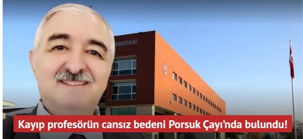 Kayıp profesörün cansız bedeni Porsuk Çayı’nda bulundu!