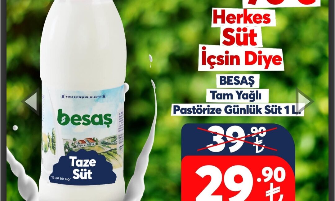 Herkes süt içsin’ diye