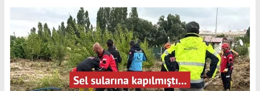 Kayseri'de sel sularına kapılıp