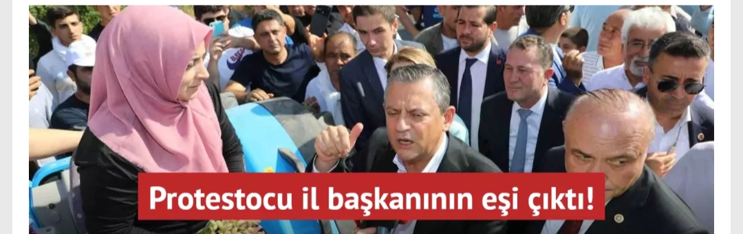 CHP’den fıstık tiyatrosu Protestocu il başkanının eşi çıktı!