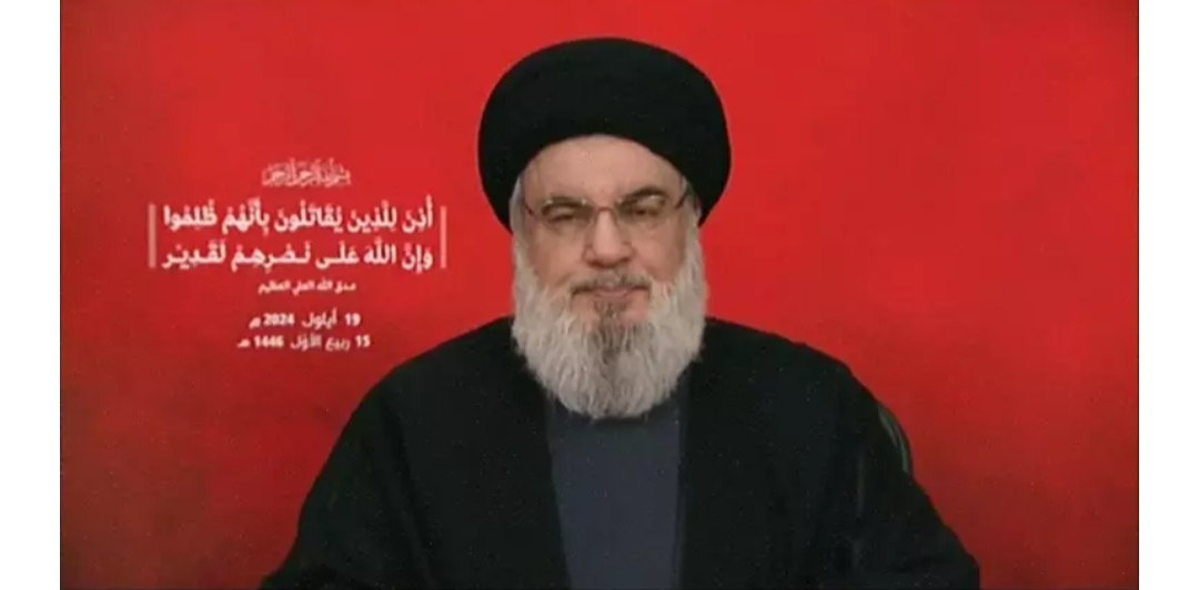 Hizbullah lideri Hasan Nasrallah,