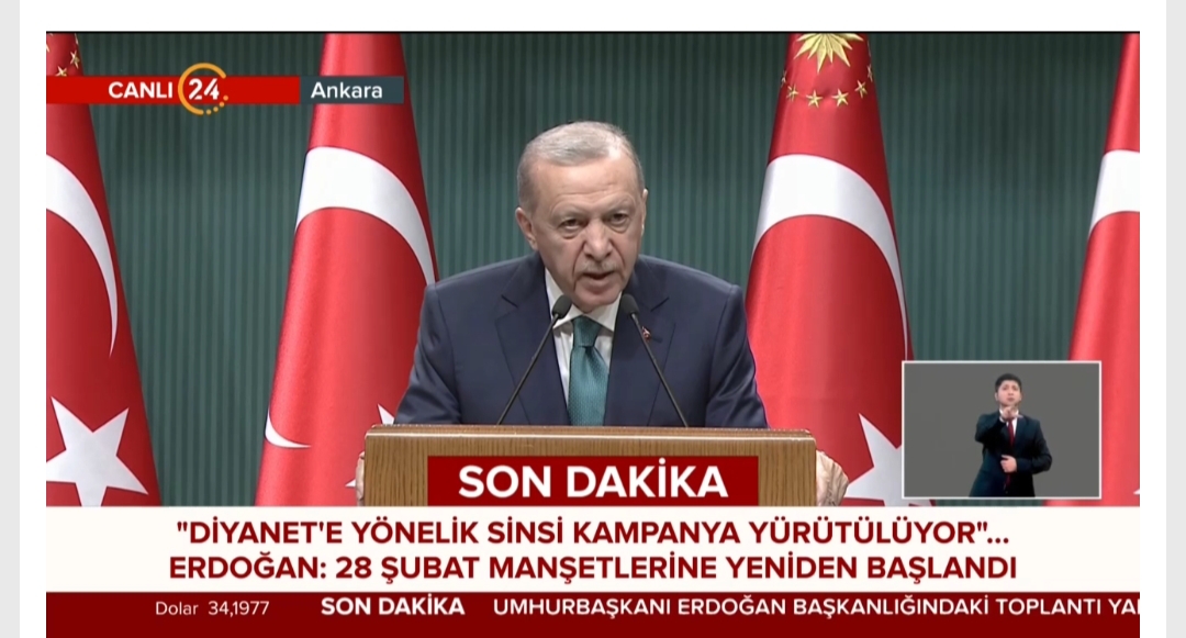 Başkan Erdoğan başkanlığında toplanan