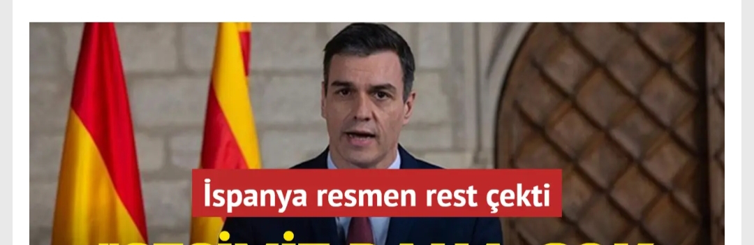 İspanya resmen rest çekti Sesimiz daha çok çıkacak