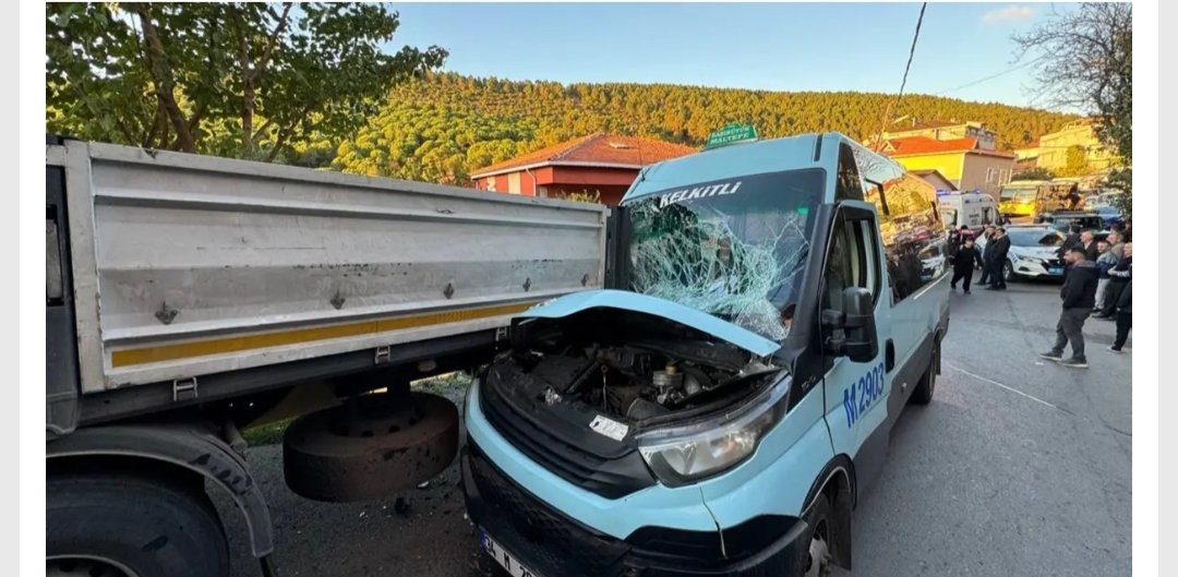 Maltepe'de, yolcu minibüsünün park