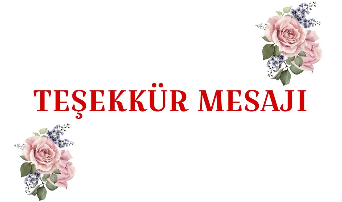 TEŞEKKÜR MESAJI Evlatlarımız Ömer