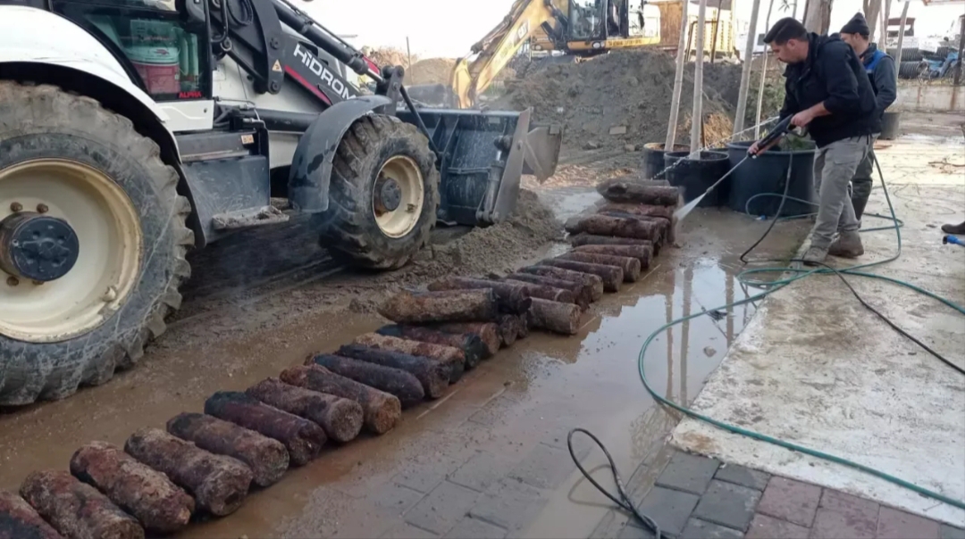 Kanalizasyon çalışması sırasında buldular görenler hayrete düştü