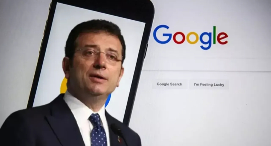 Arama motoru google İstanbul Büyükşehir Belediye Başkanı Ekrem İmamoğlu'nun yolsuzluktan